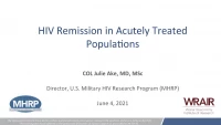 HIV Remission in Acutely Treated Populations icon