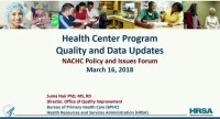 BPHC Update - Part 1: Quality, Data, and FTCA icon