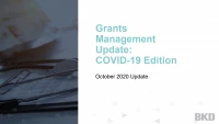 Grants Management Update:  COVID-19 Edition icon