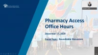 Pharmacy Office Hours: Roundtable Discussion icon