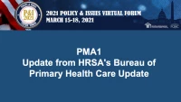 Update from HRSA&rsquo;s Bureau of Primary Health Care icon