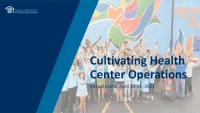 Welcome and Introduction to Cultivating Health Center Operations icon
