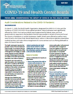 Audit Considerations Related to the COVID-19 Pandemic