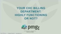 Your Health Center Billing Department: Highly Functioning or Not? icon