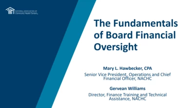 Board Member Boot Camp Part 2: The Fundamentals of Board Financial Oversight icon