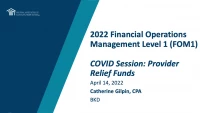 COVID Session: Provider Relief Funds icon