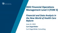 Financial and Data Analysis in the New World of Health Care Reform icon
