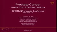 Prostate Cancer: New Era of Decision Making 