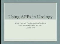 "Do You have a Smartphone?" The Use of Technology for Management of Urology Patients