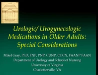 Urology/Urogynecologic Medications for Older Adults: Focus on the Beers 2012 Criteria