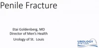 Penile Fractures