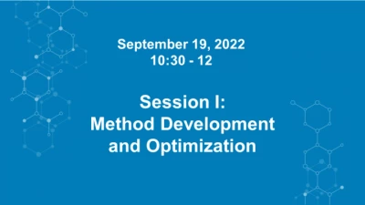 Session I: Method Development and Optimization icon