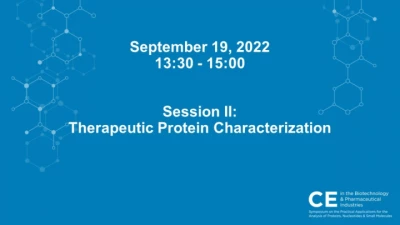 Session II: Therapeutic Protein Characterization icon