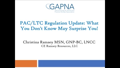 PAC/LTC Regulation Update: What You Don't Know May Surprise You!