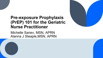 PrEP 101 for the NP Primary Care Provider