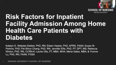 Risk Factors for Inpatient Facility Admission Among Home Healthcare Patients with Diabetes icon