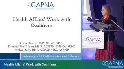 Health Affairs' Work with Coalitions