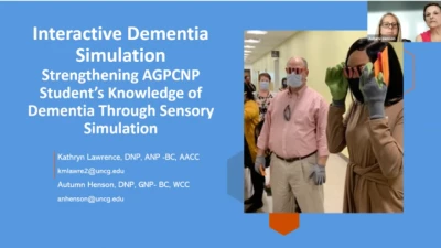 Classroom Interactive Dementia Simulation: Strengthening AGPCNP Students’ Knowledge of Dementia Through Sensory Simulation icon