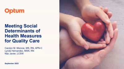 Meeting Social Determinants of Health Measures for Quality Care icon