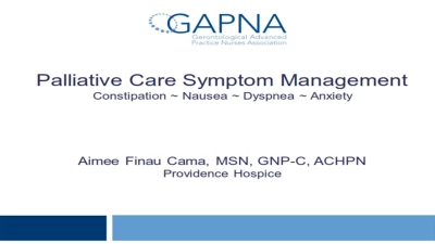 Palliative Care Symptom Management