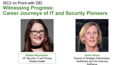 ICS2 on Point with DEI: Witnessing Progress: Career Journeys of IT and Security Pioneers icon