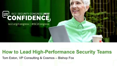 ISC2 on Point with Careers: How to Lead High-Performance Security Teams icon