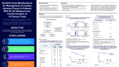 JL1107EH: Ibrutinib Dose Modifications for Management of Cardiac Adverse Events in Patients with B-cell Malignancies: Pooled Analysis of 10 Clinical Trials