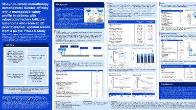 JL1113EH: Mosunetuzumab Monotherapy Demonstrates Durable Efficacy with a Manageable Safety Profile in Patients with Relapsed/Refractory Follicular Lymphoma Who Received ≥2 Prior Therapies: Updated Results from a Pivotal Phase II Study