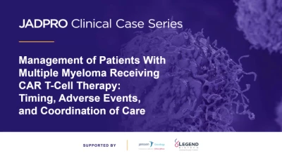 Management of Patients With Multiple Myeloma Receiving CAR T-Cell Therapy: Timing, Adverse Events, and Coordination of Care icon