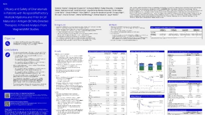 JL1103EH: Efficacy and Safety of Elranatamab in Patients with Relapsed/Refractory Multiple Myeloma and Prior B-Cell Maturation Antigen (BCMA)-Directed Therapies: A Pooled Analysis From MagnetisMM Studies