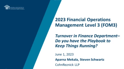 Turnover in Finance Department– Do you have the Playbook to Keep Things Running? icon