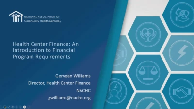 Health Center Finance: An Introduction to Financial Program Requirements icon