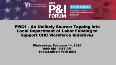 An Unlikely Source:  Tapping into Local and State Department of Labor Funding to Support CHC Workforce Initiatives icon