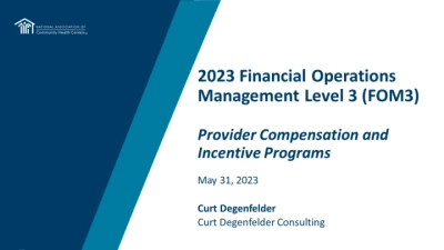 Provider Compensation and Incentive Programs icon