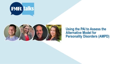 Using the PAI to Assess the Alternative Model for Personality Disorders (AMPD) icon