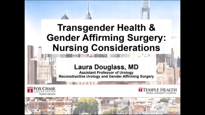 Transgender Health and Gender Affirming Surgery: Nursing Considerations icon