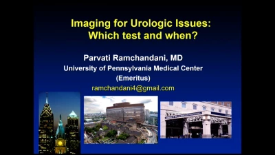 Imaging for Urologic Issues: Which Test and When? icon