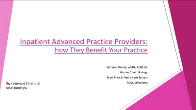 Inpatient Advanced Practice Providers: How They Benefit Your Practice