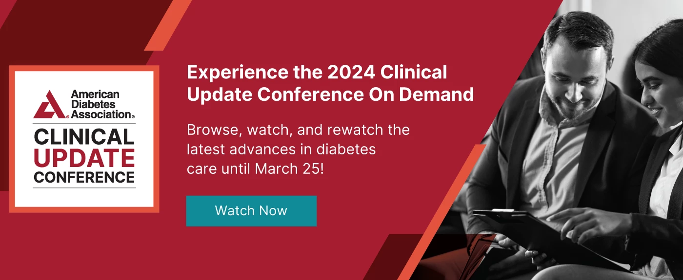 2024 Clinical Update Conference Home American Diabetes Association